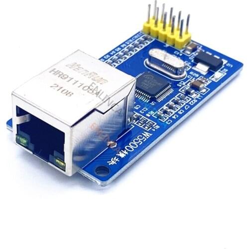 1pcs For W5500 Ethernet Network Modules For TCP/IP 51/STM32 SPI Interface 3.3V 5V I/O MCU