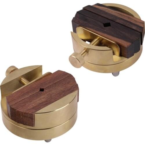 1pc Large/Small 360-Degree Rotation Pure Copper Bench Pliers Wood Carving Stone Carving Enthusiasts Carving Clamping Tools