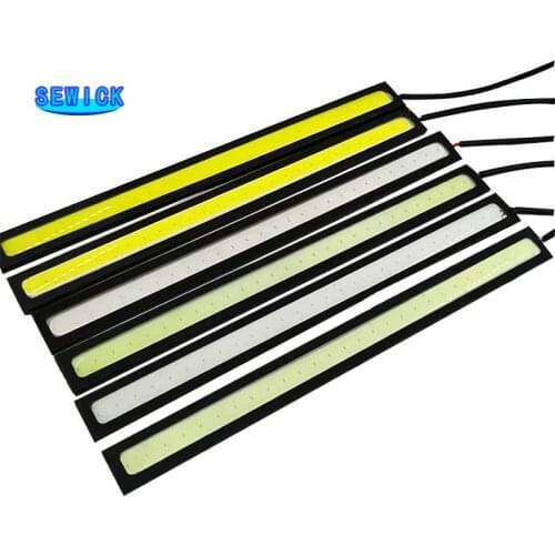 1x 17CM Super Bright Car LED Fog Bulb COB Styling DRL Daytime Running Light 12v Auto Interior Lamp Motorcycle Styling Atmosphere