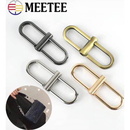 2/6pcs 22X11mm/68X20.5mm Fashion Bag Chain Handle Connection Buckles Metal Ring Adjust Hook DIY Leathercrafts Hardware Accessory