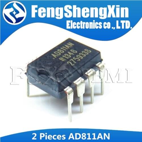 2pcs AD811ANZ DIP8 AD811AN DIP AD811 DIP-8 High Performance Video Op Amp IC