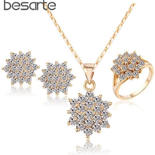 50Set/Lot Brand African Jewelry Set Necklaces Pendants Earrings Rings Brincos Bijoux Women Costume Fashion Jewellery Set S0278