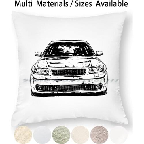 S3 8l " Fols " Pillow Case Throw Pillow Cover Cotton Linen Flax A3 Enthusiast A3 Lover A3 Tuning Enthusiast Lover Tuning Retro