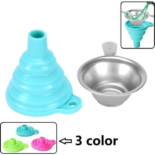 MEGA 1SET Folding Resin Funnel UV Resin Filter Curing Photon SLA 3d Printer Resin Filter for ANYCUBIC Photon DLP 3D Printer Part
