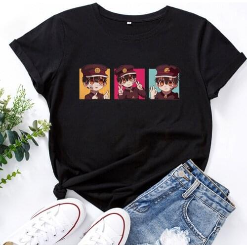 Harajuku Kawaii Graphic Tees Women Funny T Shirts Women Round Neck Cotton Womens Tshirt Tops Casual Tee Shirt Femme