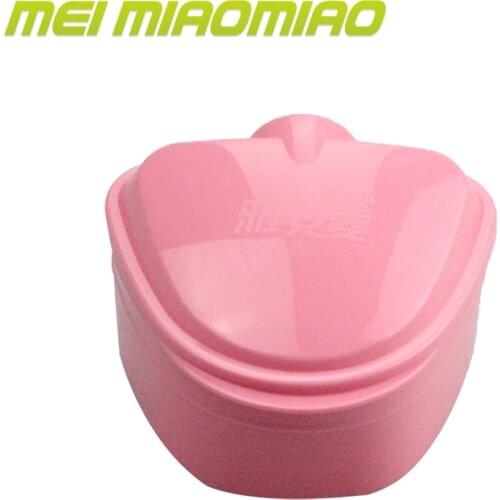 Lanpai Oral Care Bath False Teeth Storage With Hanging Net Container Denture Box