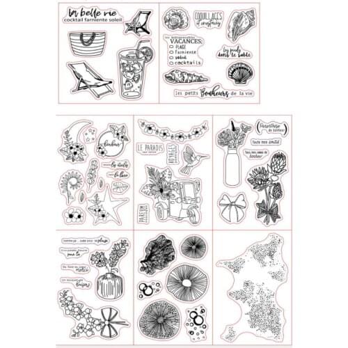 2021NEWTransparent Clear Silicone Stamp/Seal for DIY scrapbooking/photo album Decorative clear stamp A7401
