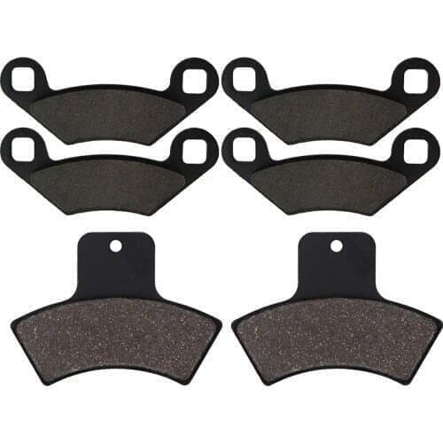 Motorcycle Front and Rear Brake Pads for POLARIS 455cc Diesel 4 x 4 EBS 1999 2000