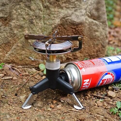 Outdoor Flat Gas Tank Conversion Converter Adapter Head Triangle Stove Converter Outdoor Camping Supplies Gas Stove Adapter