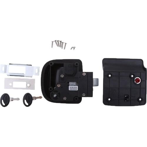 RV Paddle Door Lock Latch Handle Knob Deadbolt Camper Trailer Kit