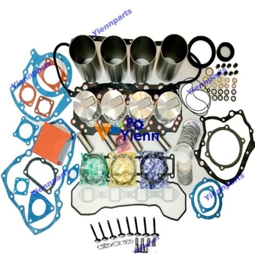 S4Q2 Engine Overhaul Rebuild Kit With Valve Kit For Mitsubishi Diesel New Daiwa Engine Generator DG250MM Diesel Engine S4Q2-E1