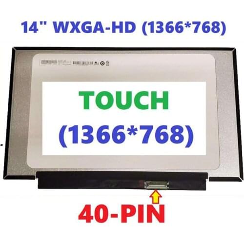 Touch Screen For HP L61949-001 NT140WHM-T00 b140xtk02.0 h/w:1a f/w:1
