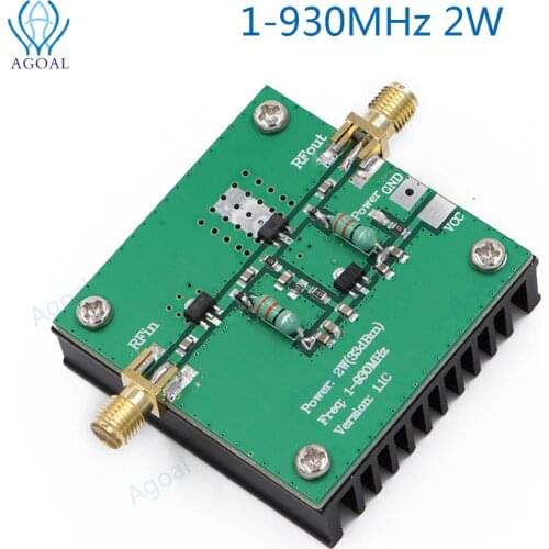 RF Broadband Power Amplifier Module for Radio Transmission FM HF VHF 1-930MHz 2W