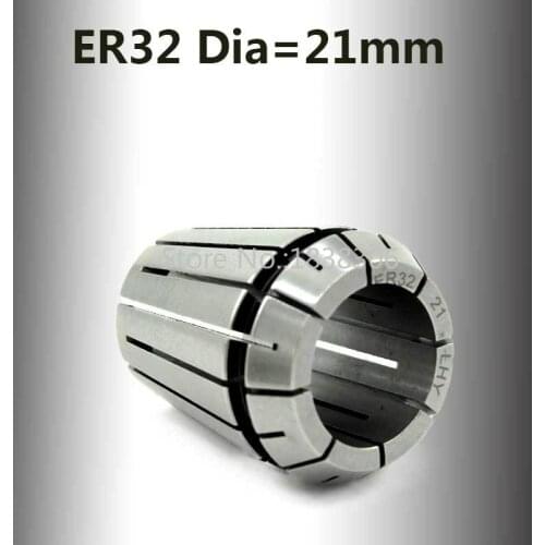 1pcs ER 32 ER32 Oversize 21mm Spring Collet Tool Collets Drill Chuck Arbors CNC Milling Lathe Cutter DIN 6499B Free shipping