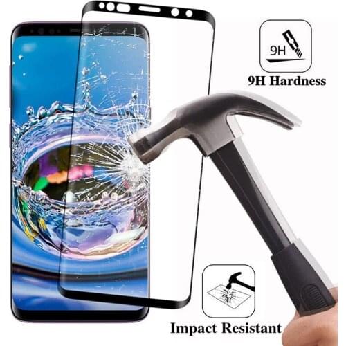 3D Full Curved Tempered Glass For Samsung Galaxy S9 S8 Plus S7 Edge Screen Protector For Samsung S10E S10 Plus S6 Edge Plus Film
