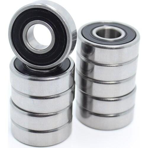 6001-2RS Bearing ABEC-5 (10PCS) 12x28x8 mm Sealed Deep Groove 6001 2RS Ball Bearings 6001RS 180101 RS