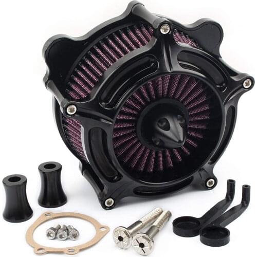 Motorcycle Filter Aluminum Air Cleaner Fit For Harley Dyna Twin Cam 1999-2017 Softail 1993-2015 Touring 1993-2007