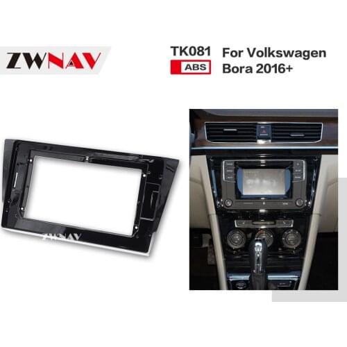 ZWNAV Car Double Din Frame radio Fascia Panel DVD Dash Interior Trim for Volkswagen Bora 2016 2017 2018 2019