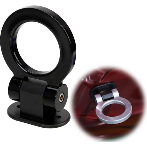 LEEPEE Vehicle Towing Hook Decor Simulation Racing Ring Only For Decoration Car Stickers Car Auto Rear Front Trailer Hooks