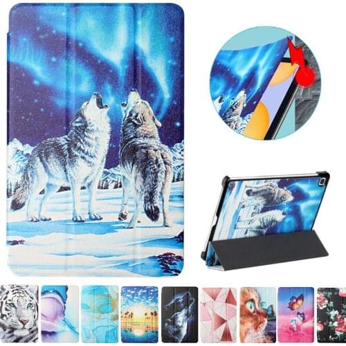 Tablet Cover for Lenovo Smart Tab M8 TabM8 HD FHD TB-8505X 8505F 8705F Case Cute Cat Tiger Wolf Painted for Lenovo M8 Case Cover