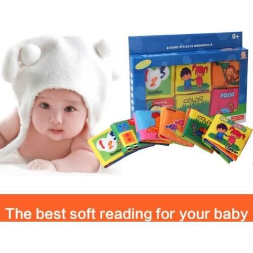 Baby Book Soft Cloth Books Toddler Newborn Early Learning Develop Reading Book Toys Infant Book For Kids