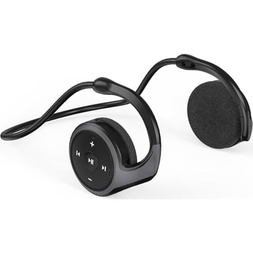 BT 5.0 Headset Lightweight Sports Headphone Support TF Card Playing FM Mode Hi-Fi Sound Effect Noise Reduction