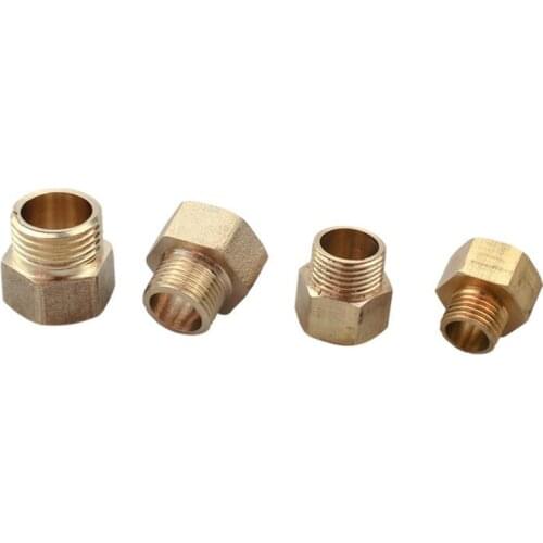 1/8" 1/4" 3/8" 1/2" BSP NPT Female To M12 M14 M16 M18 M20 M22 Metric Male Thread Brass Pipe Fitting Adapter Coupler Connector