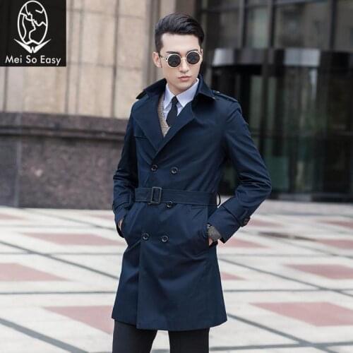 New arrival men suit fashion autumn obese trench slim outerwear male plus size M L XL XXL 3XL 4XL 5XL 6XL 7XL 8XL 9XL 10XL
