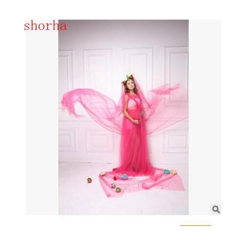 Elegant Mother Dress New Maternity Photography Props Women Pregnancy Clothes Lace Dress For Pregnant Photo Shoot Clothing