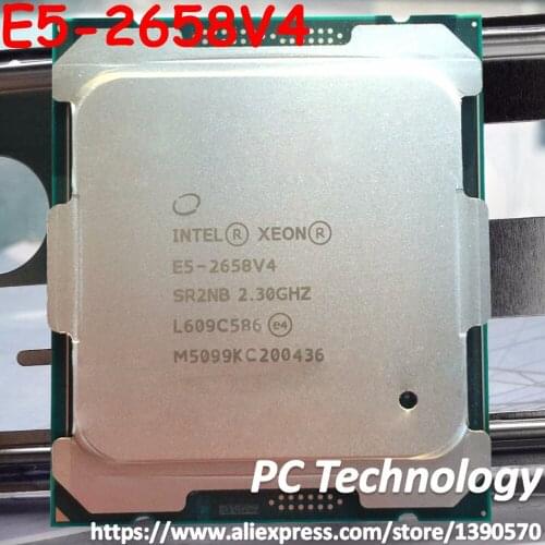 E5-2658 V4 Original Intel Xeon OEM version E5-2658V4 CPU 14-core 2.30GHZ 35MB LGA201-3 E5 2658V4 processor ship out within 1 day