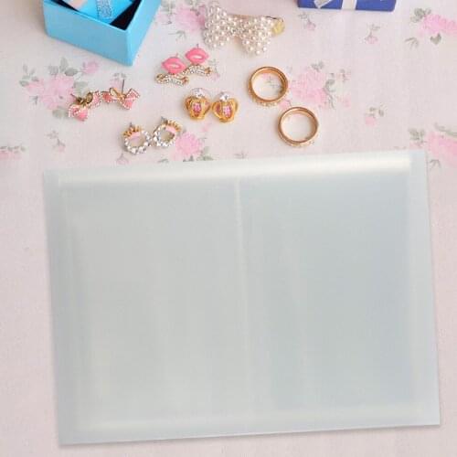 Portable PVC Jewelry Organizer Storage Book Organizer Display Storage Bag