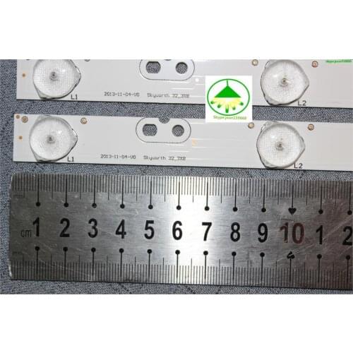 3pcs 595mm*17mm 8leds LED Backlight Strips 24V for Skyworth 32 inch SH32MJE8MY3024000235 for Modified TV Monitor New