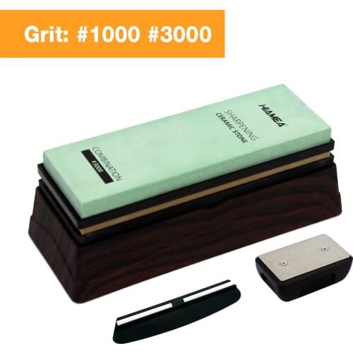 HIAMEA New ceramic stone Knife Sharpener whetstone Sharpening Stones grinding stone System honing set 1000 3000 grit
