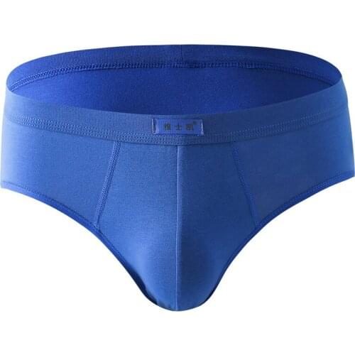 Plus Size Cotton Men Underwear Sexy Mens Briefs Breathable Mens Slips Cueca Male Panties Underpants Briefs 6 Colors Large Size