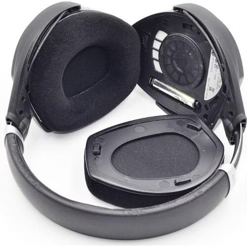 1Pair flannelette Earpads Ear Cushion Sponge Cover Replacement for Senn-heiser HDR RS175 Headphone