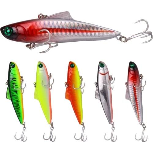 1 PCS VIB 8.5cm/21g Long Throw Full Swimming Layer Metal Fake Bait Hard Bait Artificial Bait