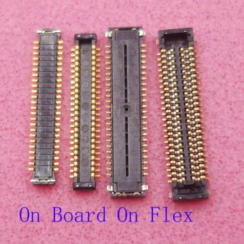 10Pcs USB Charger Charging Flex Dock Port FPC Connector For Samsung Galaxy A10 A105 A40S A3050 A3058 A407 Plug Board 40 48 Pin