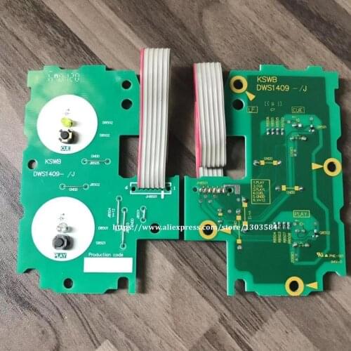 2PCS Play/Cue PCB Assy Circuit Board Part DWS1409 For Pioneer CDJ2000 CDJ-2000yellow MADE IN JAPAN