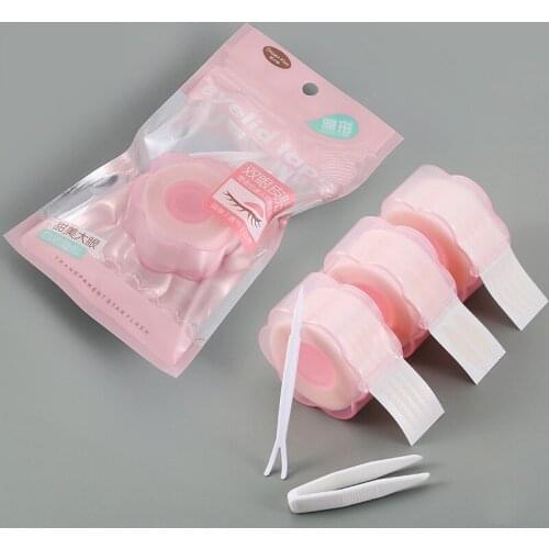 480pcs/lot Mesh-Lace Double Eyelid Tape Self-Adhesive And Easy To Use Invisible Double Eyelid Sticker Transparent Eye Tape Tools