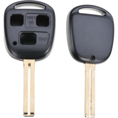 80% Hot Sell 3 Button Replace Remote Key Fob Case Shell for Lexus IS200 GS300 LS400 RX300