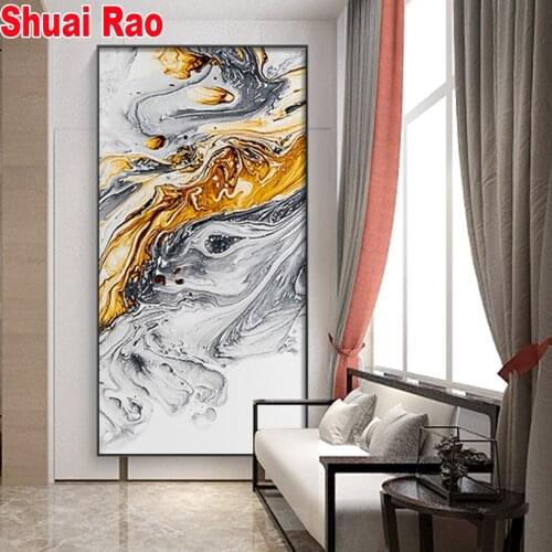 Abstract large art 5d DIY Diamond Painting Cross Stitch Modern colour"dye ink splash"Diamond Embroidery puzzle diamant painting