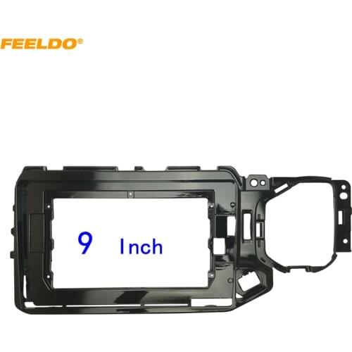 FEELDO Car 9" Audio Face Plate Fascia Frame For Chery Arrizo EX/GX/5X 2Din Big Screen Radio Stereo Panel Dash Mount Frame Kit