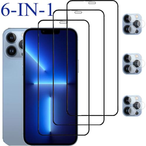 10+2Pcs Tempered Glass For apple iphone 11pro Screen Protector For iphone 6 s 7 8 plus 10 XR XsMAX 11 promax 100D Glass Película