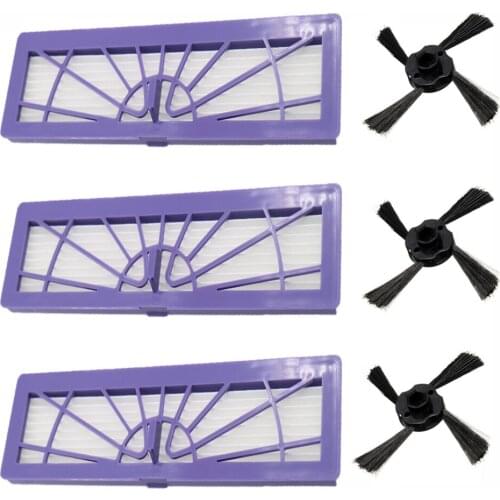 Hepa Filter Side Brush for Neato BotVac 70e 75 80 85 D75 D85 Robotic Cleaner Parts Replacement New