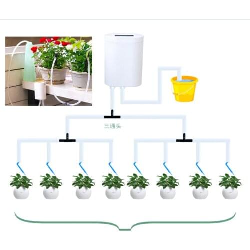 Intelligent Garden Automatic Watering Device for Succulents Plant Charging Potted Plant Drip Irrigation Water Pump Timer System