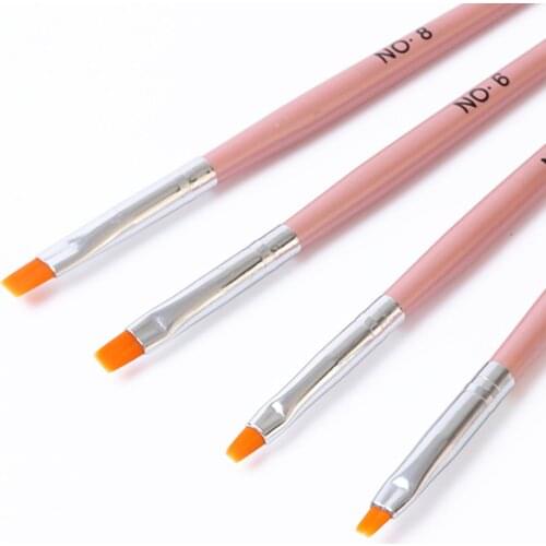 4pcs/set Nail Art Brush Gel Varnish Polish Painting Blooming Drawing Lines Pen Nail Brushes For Manicure Kit SAH023