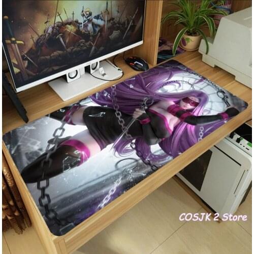 Anime Fate/stay night Rider Medusa Euryale Scathach Mouse Pad Thicken Laptop Gaming Mice Mat Table Keyboard Mat Playmat Gift