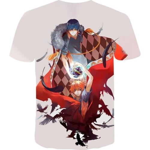 Summer Cartoon Haikyuu 3D T Shirts Casual Men Women Anime Short Sleeve Printed T-shirt Comfortable Fashion Cool Tops Clothes