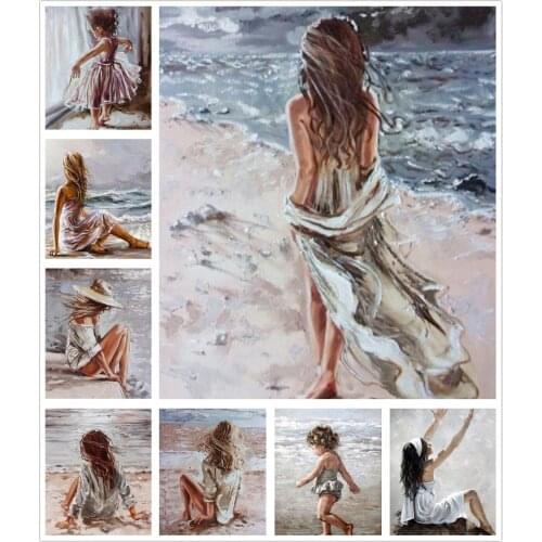 Ballet Dancer Girls 5D Diy Full Square and Round Diamond Painting Embroidery Cross Stitch Kit Wall Art Handcraft Home Decor