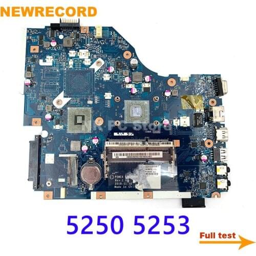 NEWRECORD PEWE6 LA-7092P For Acer 5253 5250 Laptop Motherboard MBNCV02002 DDR3 with Processor onboard main board full test